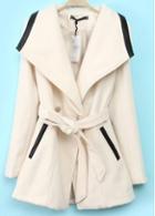 Rosewe Trendy Turndown Collar Long Sleeve Coat For Woman