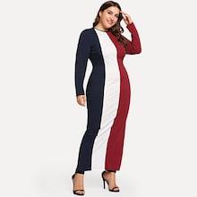 Shein Plus Cut-and-sew Bodycon Dress
