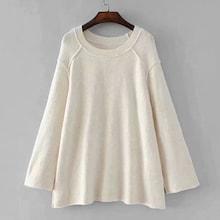 Shein Seam Detail Solid Jumper