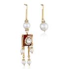 Shein Robot Design Mismatch Earring With Jewelry
