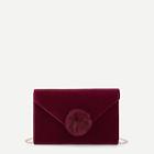 Shein Pom Pom Decor Clutch Bag With Chain