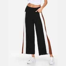 Shein Striped Side Wide Leg Pants