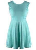Rosewe Chic Sleeveless Round Neck Summer Dress For Woman