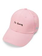 Shein Embroidered Letter Baseball Cap
