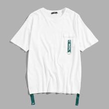 Shein Men Flap Pocket Front T-shirt
