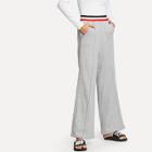 Shein Contrast Striped Pocket Side Pants