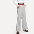 Shein Contrast Striped Pocket Side Pants