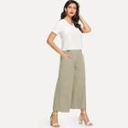 Shein Wrap Top & Wide Leg Pants