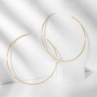 Shein Slim Open Oversize Hoop Earrings