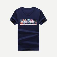 Shein Men Letter And Tropical Print Tee