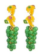 Shein Green Grape Hanging Earrings