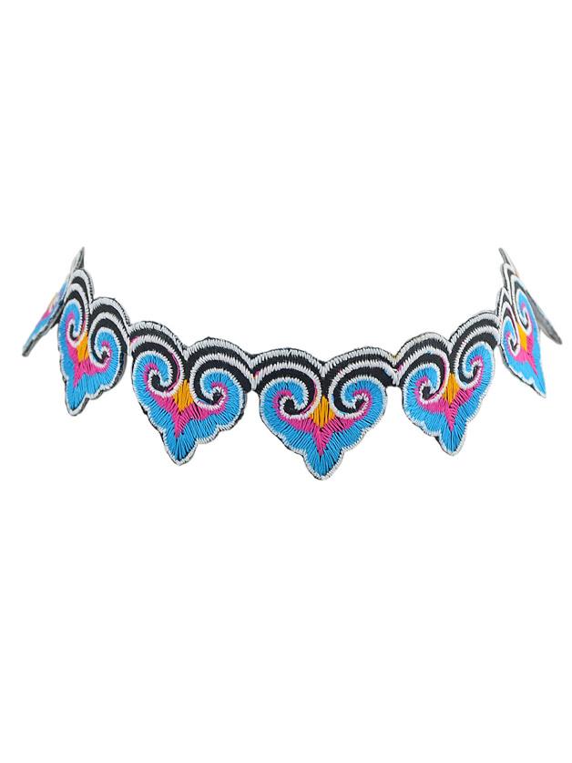 Shein Black Ethnic Jewelry Tattoos Choker Necklace Handmade