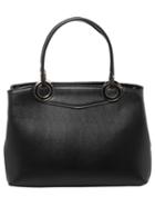 Shein Black Round Shaped Embellishedzipper Bag