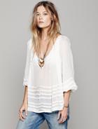 Shein White Long Sleeve Casual Blouse