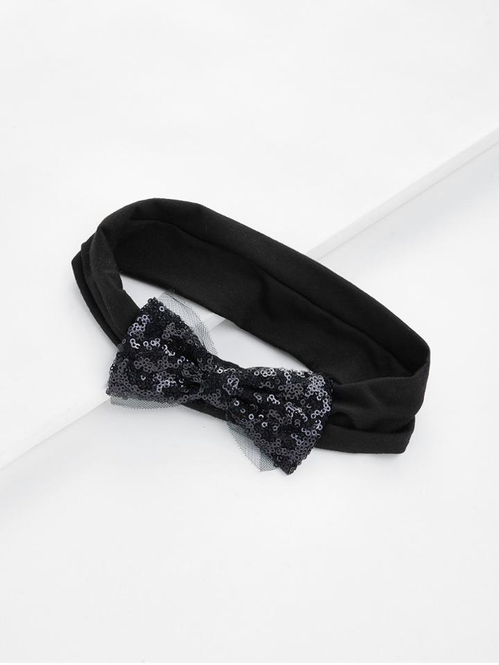 Shein Sequin Bow Headband