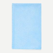 Shein Metallic Star Print Raw Edge Scarf