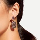 Shein Mixed Rhinestone Decorated Drop Earrings