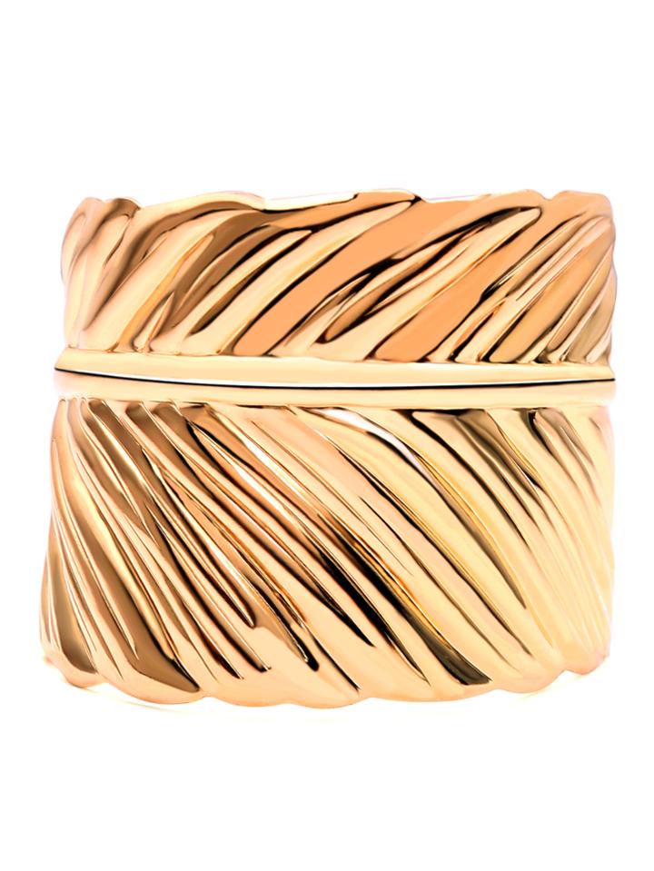 Shein Gold Leaf Cuff Bracelet