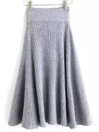 Shein Grey Rib Sweater Skirt