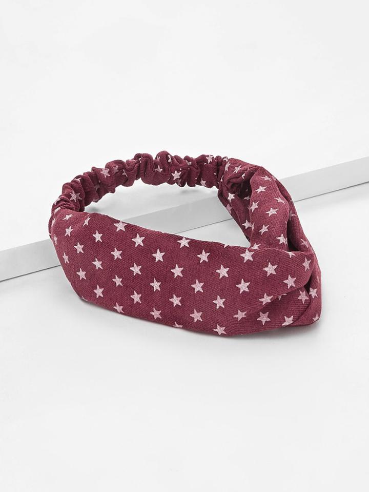 Shein Star Pattern Design Headband