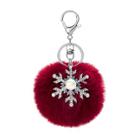 Shein Christmas Pom Pom & Snowflake Keychain With Jewelry