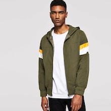 Shein Men Zip Up Hooded Jacket