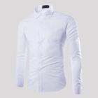 Shein Men Solid Skinny Shirt