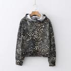 Shein Snakeskin Print Hoodie