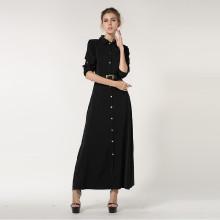 Shein Button Front Longline Shirt Dress