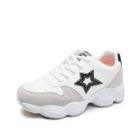 Shein Star Patch Lace Up Sneakers