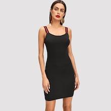Shein Form Fitting Striped Cami Dress