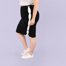 Shein Plus Snap Button Side Fitted Skirt
