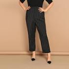 Shein Plus Striped Tapered Pants