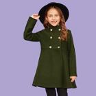 Shein Girls Double Breasted Front Coat