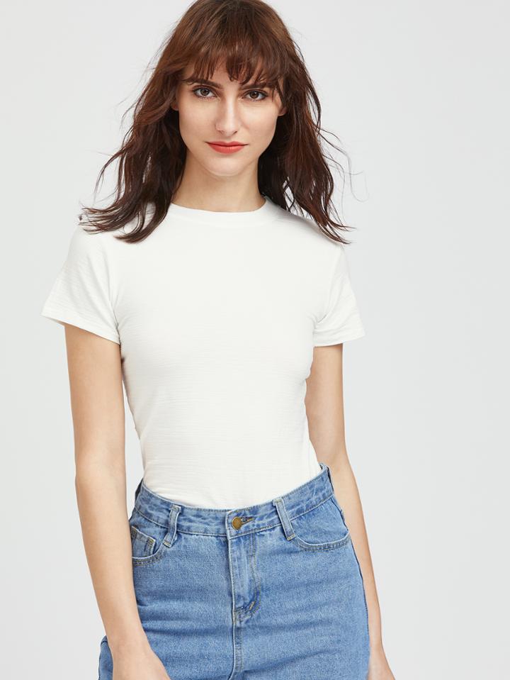 Shein Crew Neck Tee
