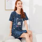 Shein Cat & Star Print Dress