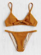 Shein Bow Detail Bikini Set