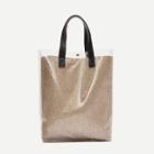 Shein Star Glitter Detail Tote Bag