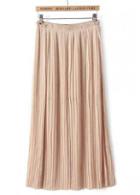 Rosewe Romantic Ankle Length Design Pleated Dress For Summer