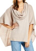 Rosewe Cloak Design Cowl Neck Loose Sweater