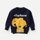 Shein Toddler Boys Elephant Pattern Jumper
