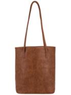 Shein Brown Classical Pu Shoulder Bag