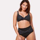 Shein Plus Polka Dot Twist Bikini Set