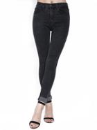 Shein Black Slim Ripped Denim Pant Stylish Cosy Curved Jeans
