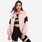 Shein Patch Detail Cut And Sew Jacket