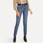 Shein High-waist Straight-leg Jeans