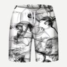 Shein Men Smoker Print Drawstring Shorts