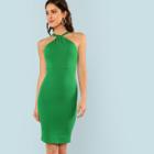 Shein Form Fitting Solid Dress