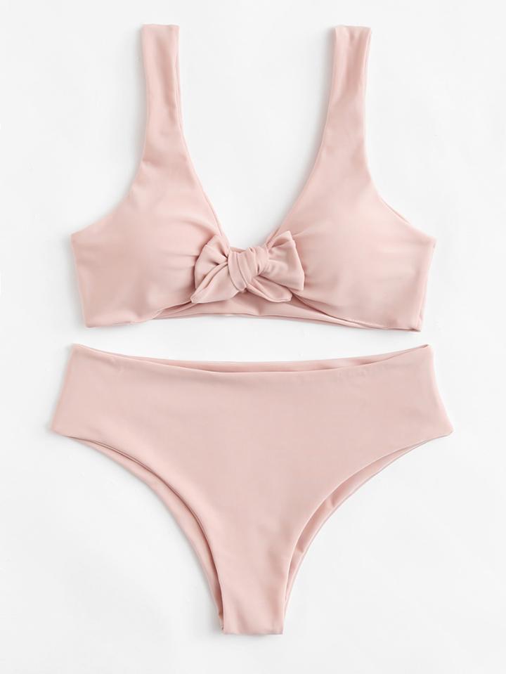 Shein Bow Tie Bikini Set