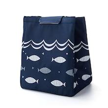 Shein Fish Print Velcro Lunch Bag